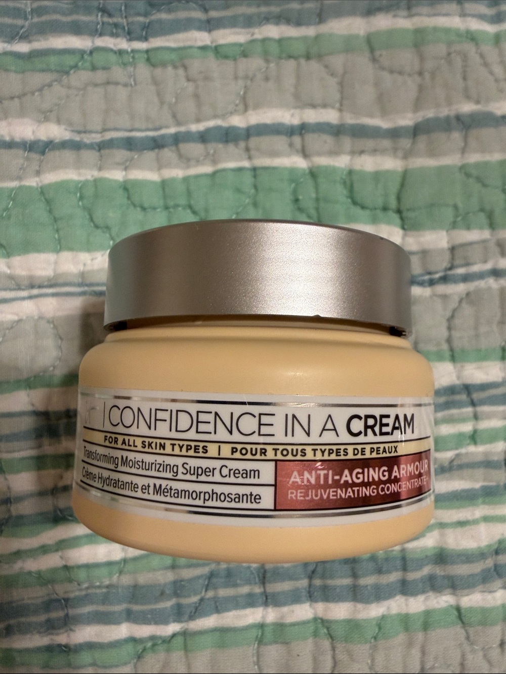 Philosophy Confidence In A Cream - Cream & Silver Jar